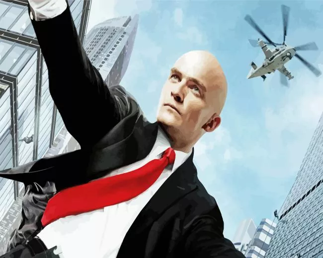 hitman rupert friend Diamond By Numbers Hitman Rupert Friend Diamond Painting