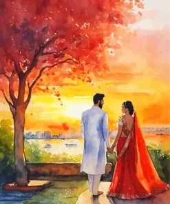 Indian Couple Diamond Painting