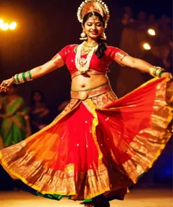 Indian Dancer Diamond Painting