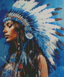 Indian Headdress Diamond Painting
