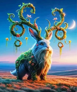 Jackalope Art Diamond Painting