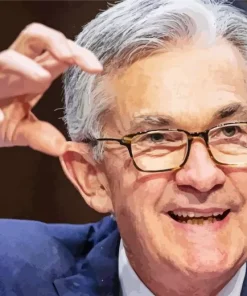 Jerome Powell Smiling Diamond Painting