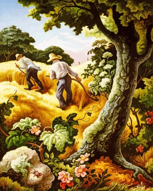 july hay by thomas hart benton Diamond Paintings July Hay By Thomas Hart Benton Diamond Painting