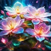 Magical Flowers Diamond Painting