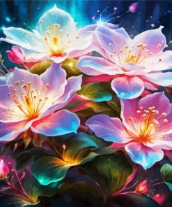 Magical Flowers Diamond Painting