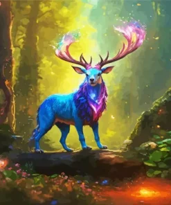Magical Guardian Deer Diamond Painting
