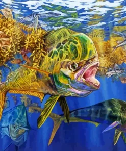 Mahi Mahi Fishes Diamond Painting