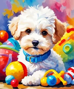 Maltipoo Dog Diamond Painting