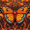 Monarch Butterfly Art Diamond Painting