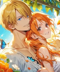 Nami And Sanji Diamond Painting