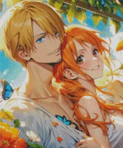 Nami And Sanji Diamond Painting