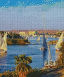 Nile River Diamond Painting
