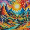 Psychedelic Art Diamond Painting