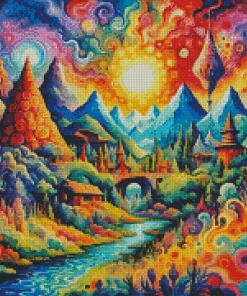 Psychedelic Art Diamond Painting