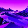 Purple Landscape Diamond Painting