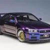 Purple Nissan Gtr Car Diamond Painting