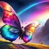 Rainbow Butterfly Diamond Painting