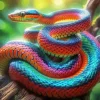 Rainbow Snake Diamond Painting