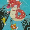 Red Gyarados Diamond Painting
