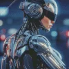 Robocop Girl Diamond Painting
