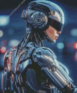 Robocop Girl Diamond Painting
