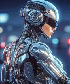 Robocop Girl Diamond Painting