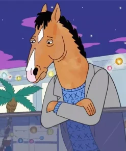 Sad Bojack Diamond Painting