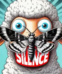 Silent Fluffy Lamb Diamond Painting