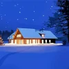 Snow House Diamond Painting