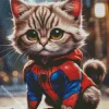 Spider Cat Art Diamond Painting