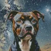 Staffordshire Dog Diamond Painting