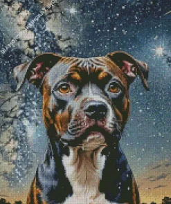 Staffordshire Dog Diamond Painting
