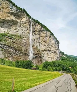 Staubbach Waterfall Diamond Painting