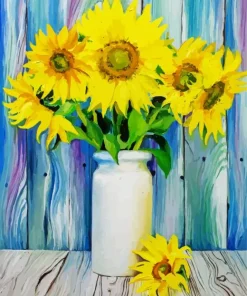 Sunflowers In A Vase Diamond Painting