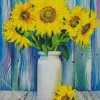 Sunflowers In A Vase Diamond Painting