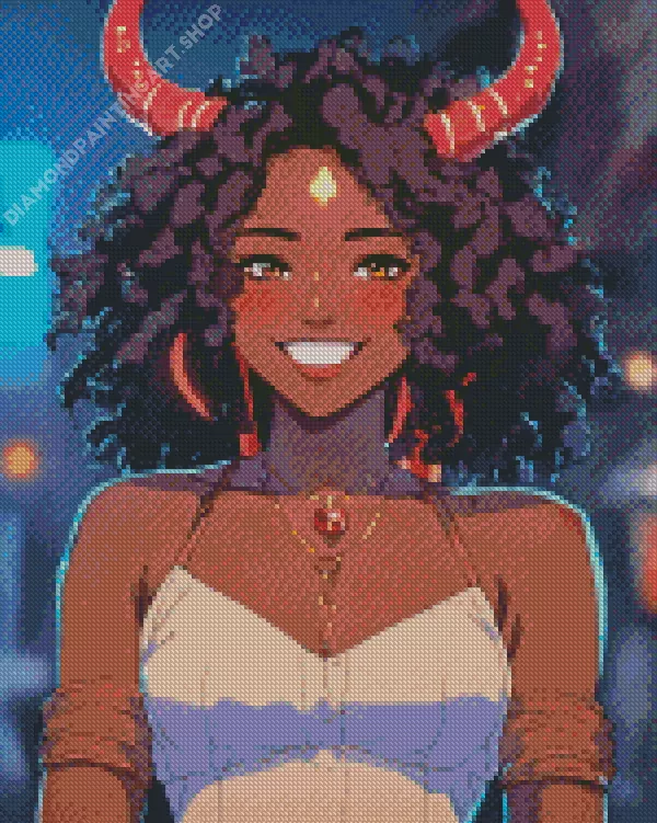 taurus girl Diamond Dotz Taurus Girl Diamond Painting