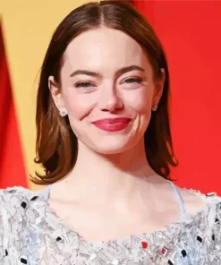 The Actress Emma Stone Diamond Painting