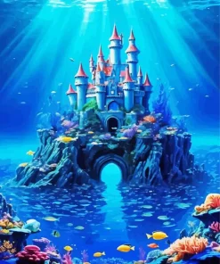 Underwater Castle Diamond Painting