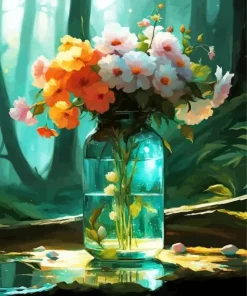 Vase Art Diamond Painting