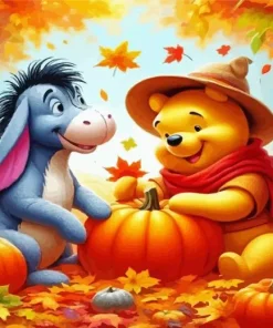 Winnie The Pooh Fall Diamond Painting