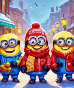 Winter Minions Diamond Painting