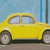 Yellow Punch Buggy Diamond Painting