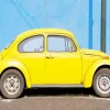 Yellow Punch Buggy Diamond Painting