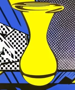 Yellow Vase Diamond Painting