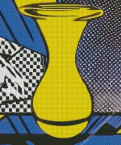 Yellow Vase Diamond Painting