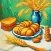 Bread On The Table Diamond Painting