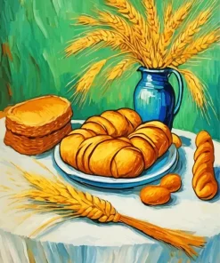 Bread On The Table Diamond Painting