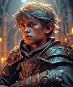 Warrior Boy Diamond Painting