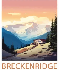 Breckenridge Colorado Poster Diamond Painting