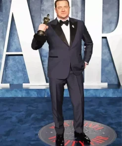 Brendan Fraser Oscar Nominations Diamond Painting